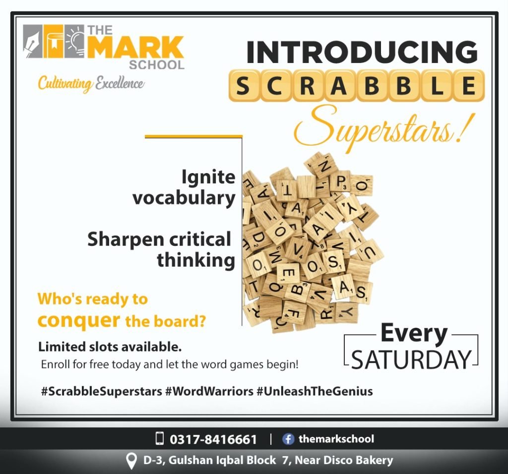 scrabble at the MARK