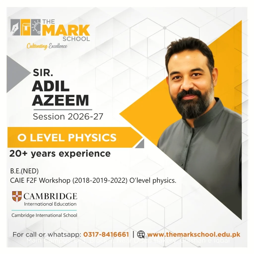 o levels teacher sir adil azeem